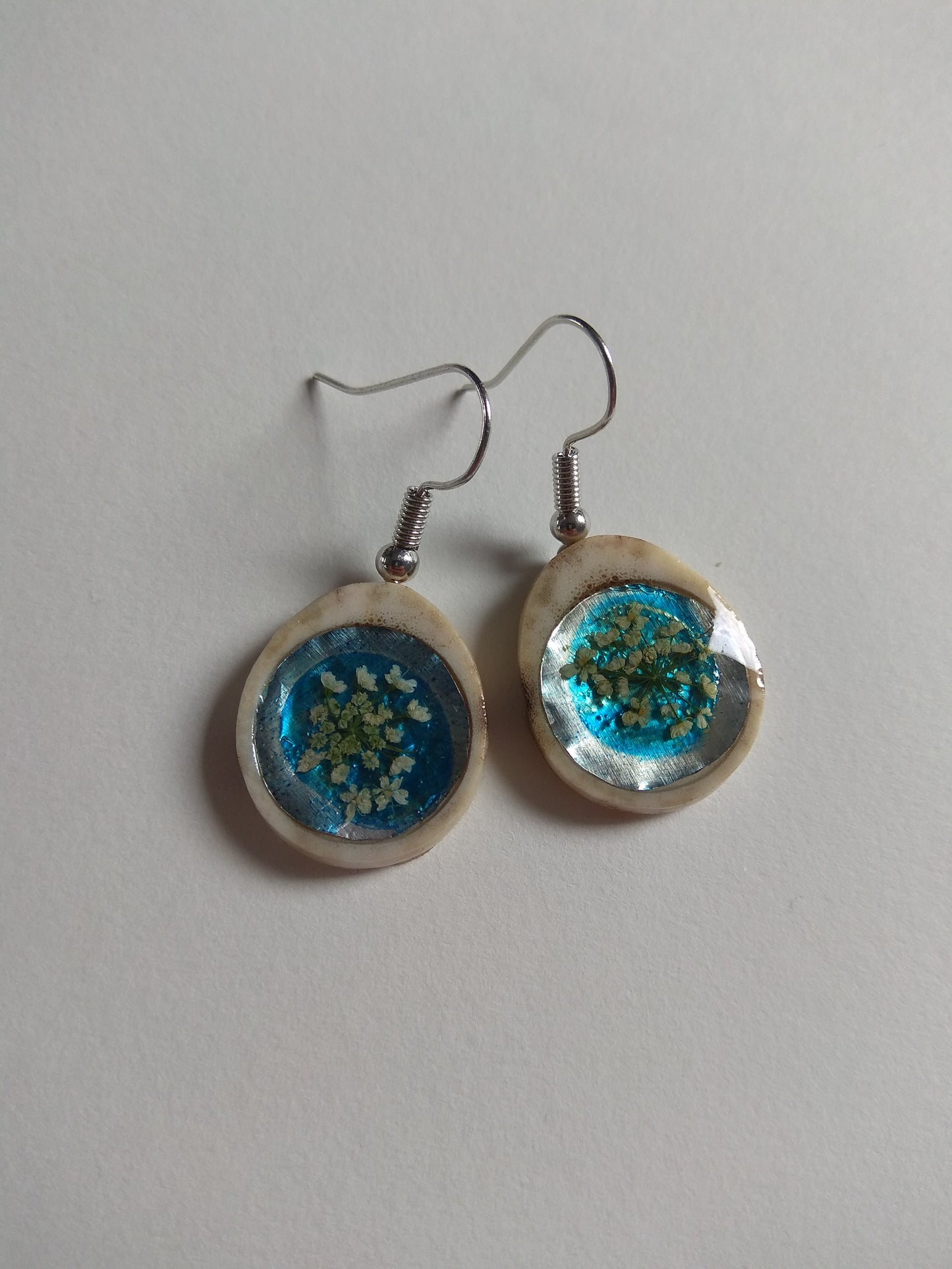 Boucles d'oreilles fleurs et cerf