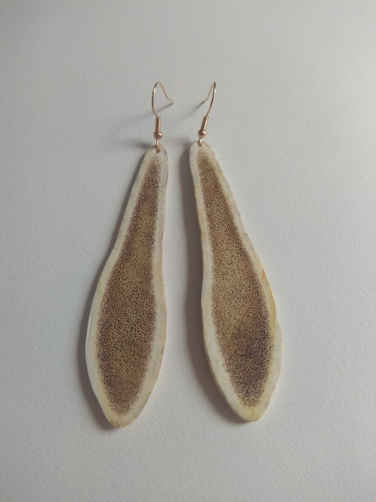 Boucles d'oreilles lames de daim