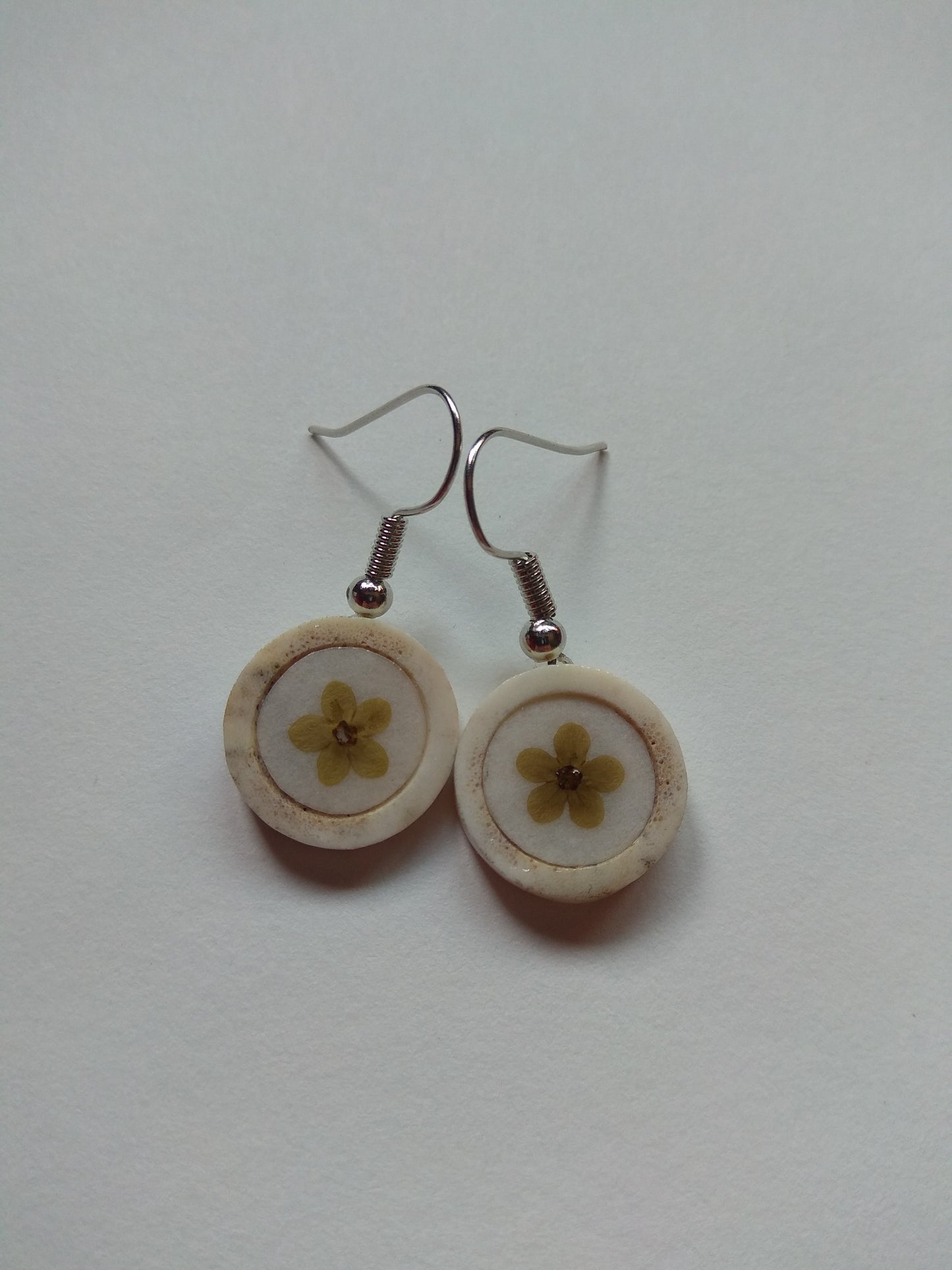 Boucles d'oreilles myosotis