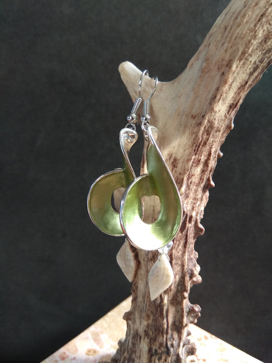 Boucles d'oreilles feuilles