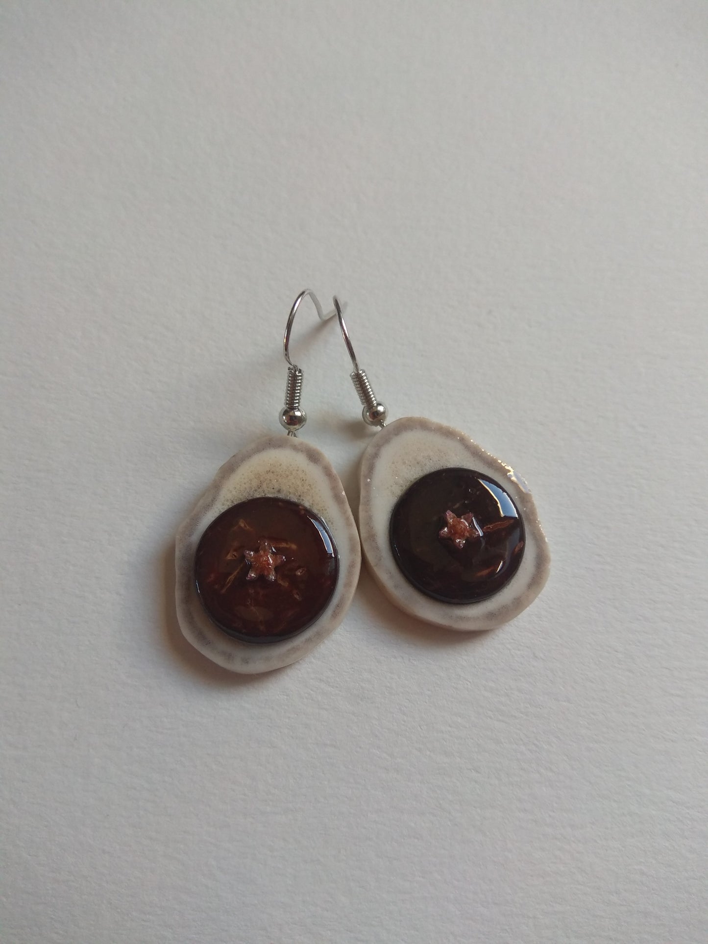 Boucles d'oreilles cerf et coco